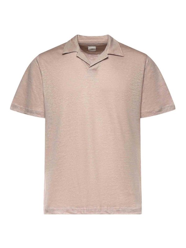 ELEVENTY: polo shirts - Linen Polo