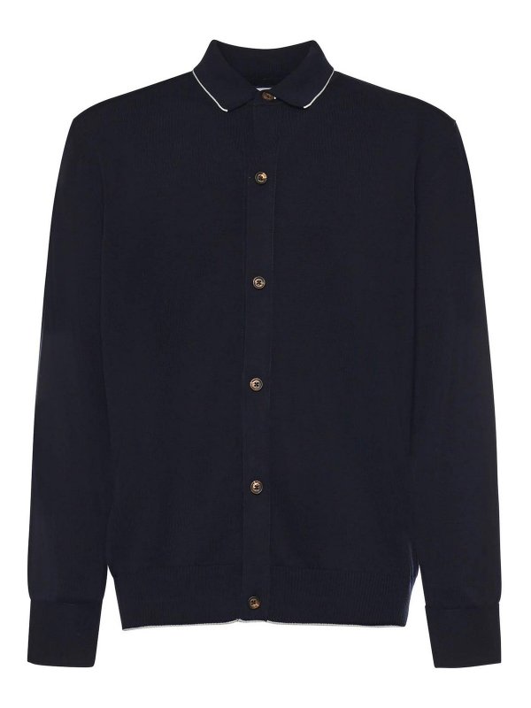 ELEVENTY: cardigans - Cotton Cardigan