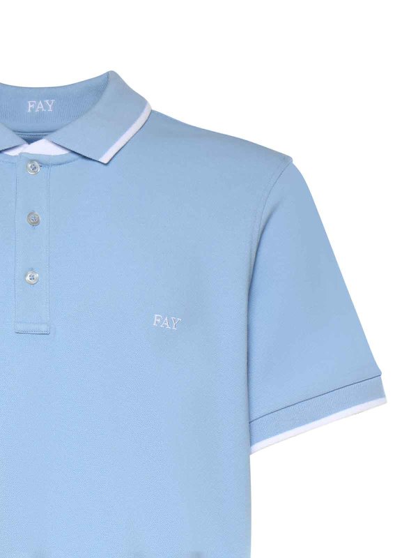 The Best Shops FAY: Polos  - Polo - Bleu Clair