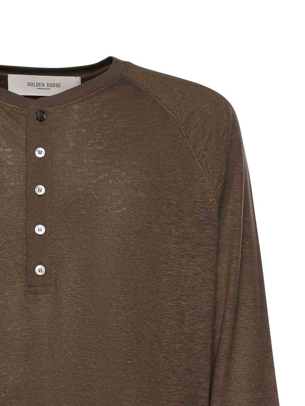 The Best Shops GOLDEN GOOSE: クルーネック - クルーネック - ライトベージュ