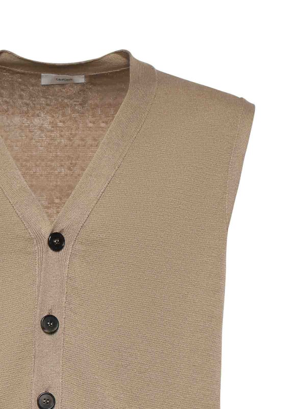 The Best Shops Mauro Grifoni: vests - Wool Knit Vest