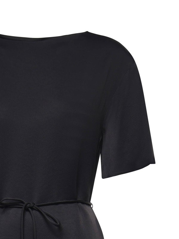The Best Shops HERNO: Knielange Kleider - Knielanges Kleid - Schwarz