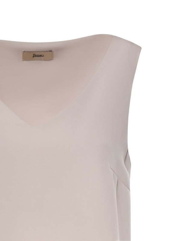 The Best Shops HERNO: Tops y camisetas sin mangas - Top - Amarillo