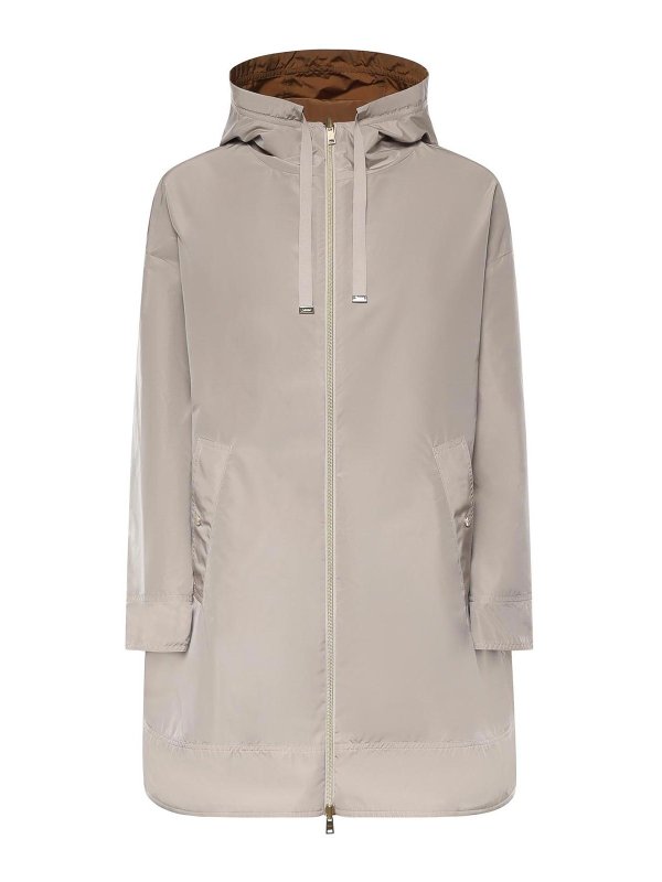 HERNO: parkas - New techno taffeta parka