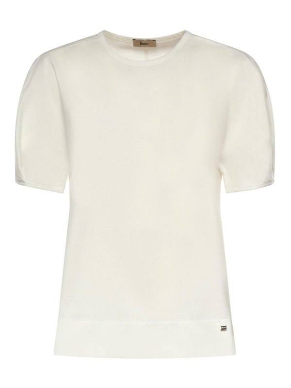 HERNO: T-shirts - T-Shirt - Weiß