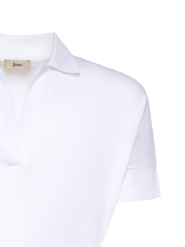 The Best Shops HERNO: Poloshirts - Poloshirt - Weiß