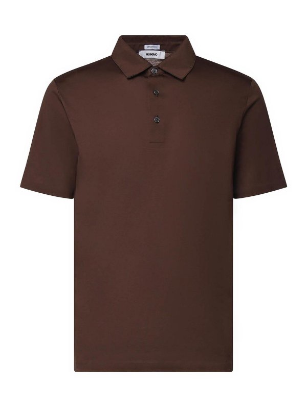 HESKIMO: Polos - Polo - Marrón Oscuro