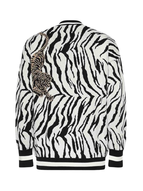 AKEP: casual jackets online - Zebra-Pattern Jacket