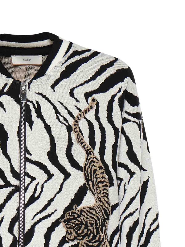 The Best Shops AKEP: casual jackets - Zebra-Pattern Jacket
