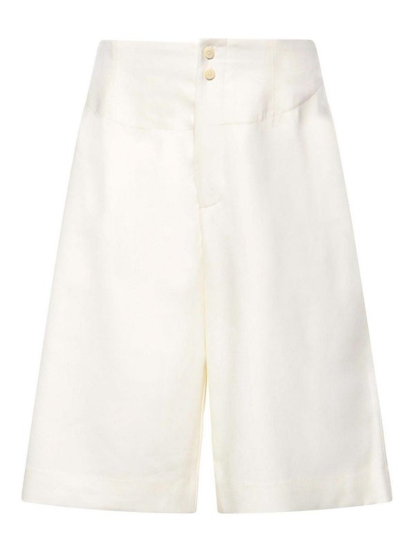 JACQUEMUS: Shorts - Shorts - Blanco