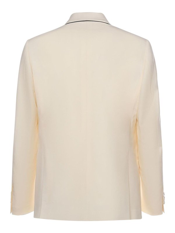 LARDINI: casual jackets online - Single-Breasted Stretch Wool Jacket