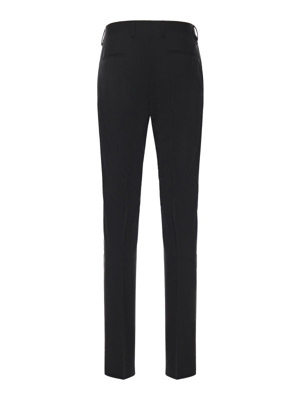 LARDINI: casual trousers online - Stretch Wool Trousers