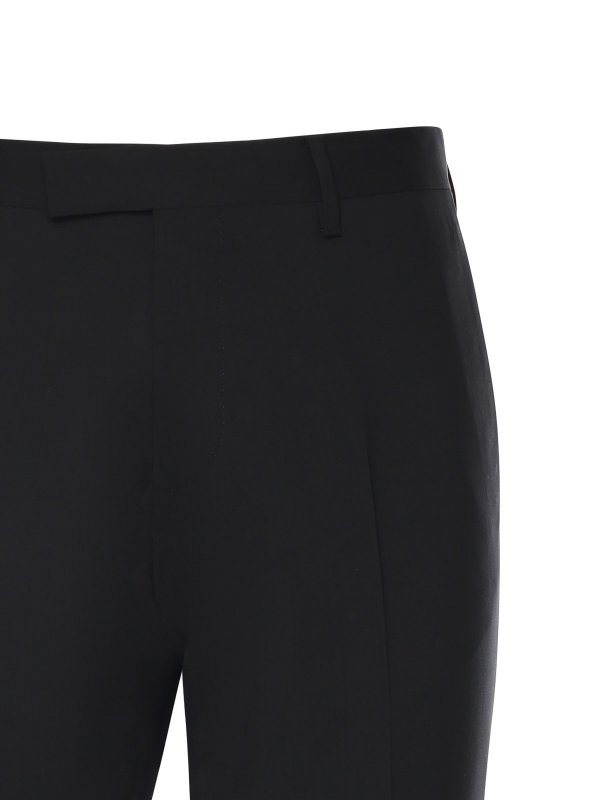 The Best Shops LARDINI: casual trousers - Stretch Wool Trousers