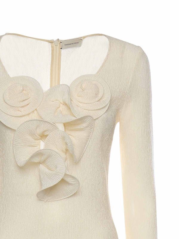 The Best Shops MAGDA BUTRYM: ニーレングスドレス - 膝丈ドレス - 白