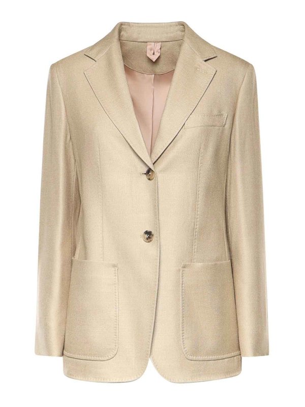 Max Mara: Blazer - Blazer - Beige