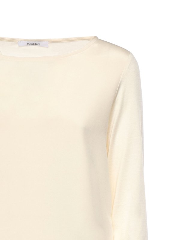 The Best Shops Max Mara: Camisetas - Camiseta - Blanco