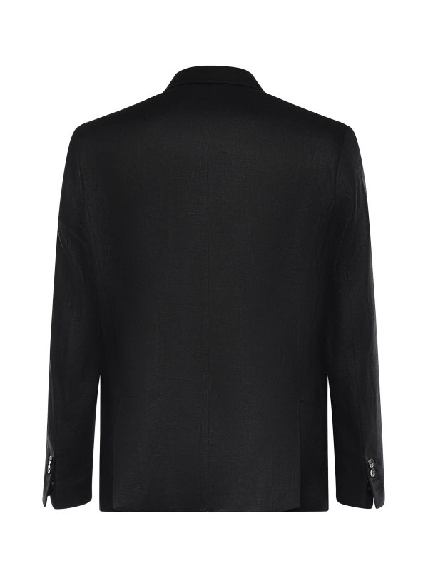 MICHAEL COAL: blazers online - Double-Breasted Linen Blazer