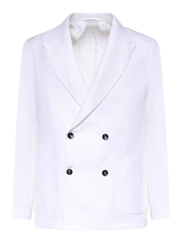 MICHAEL COAL: Vestes de costume - Blazer - Blanc