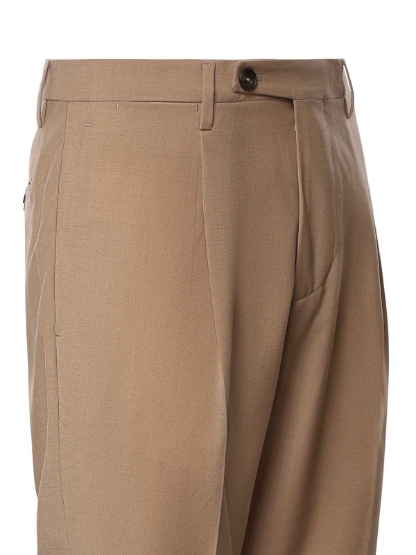 The Best Shops MICHAEL COAL: Maßgeschneiderte und Formale Hosen - Formale Hose - Beige