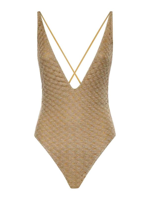 MISSONI: Badeanzüge - Badeanzug - Gold