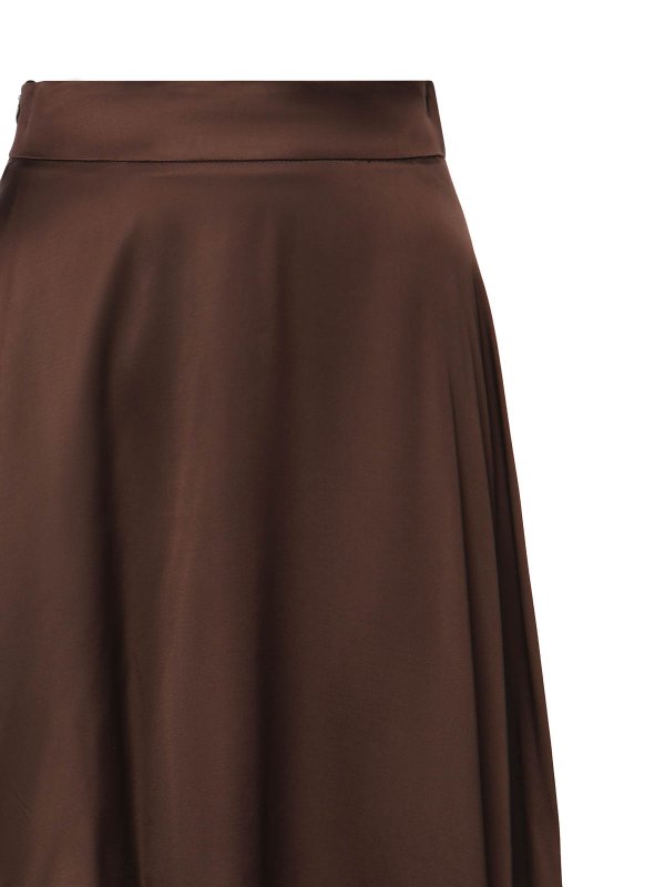 The Best Shops NINEMINUTES: Jupes midi et au genou - Jupe Midi - Marron