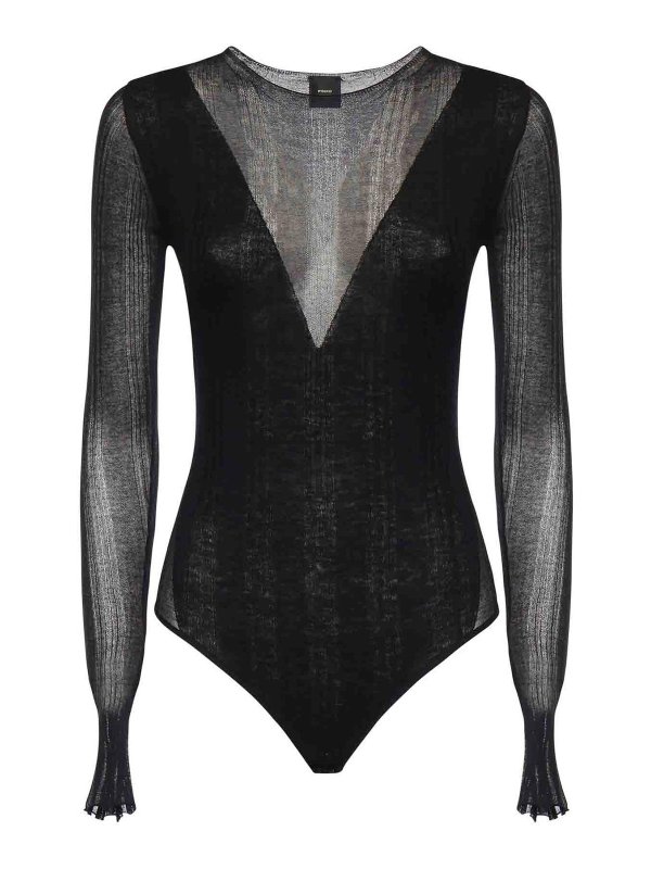 Pinko: Tops & Tank tops - Sheer Bodysuit