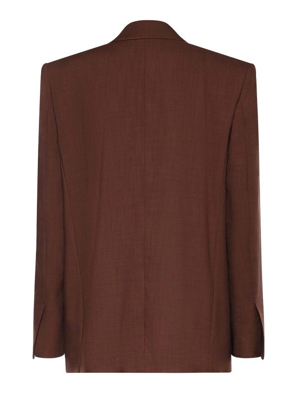 Pinko: blazers online - Single-Breasted Jacket With A Rustic Look