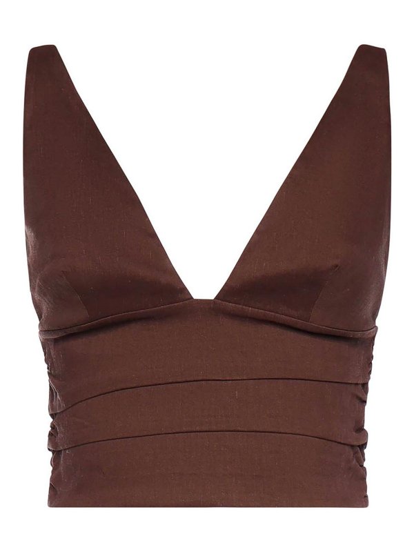 Pinko: Tops und Tank Tops - Top - Braun