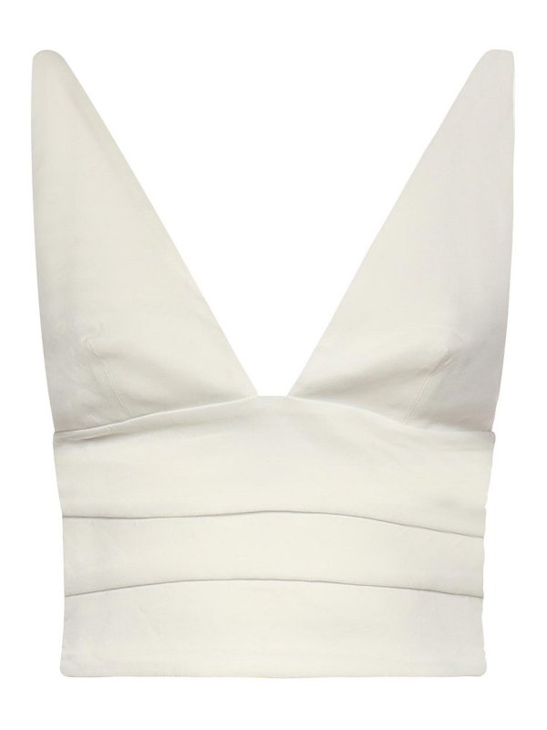 Pinko: Tops und Tank Tops - Top - Weiß
