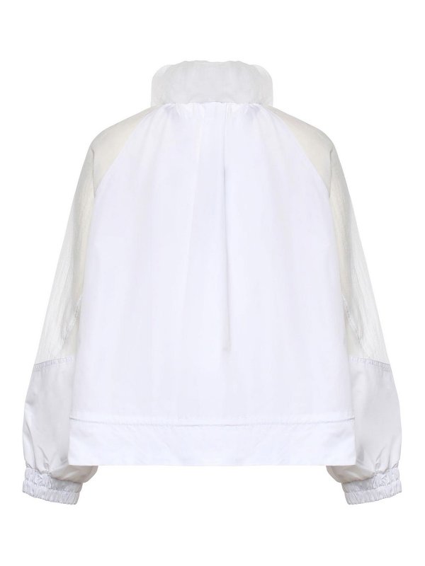 Pinko: casual jackets online - Technical Jacket With Transparent Inserts
