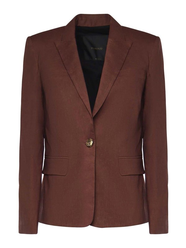 Pinko: casual jackets - Linen Blend Jacket