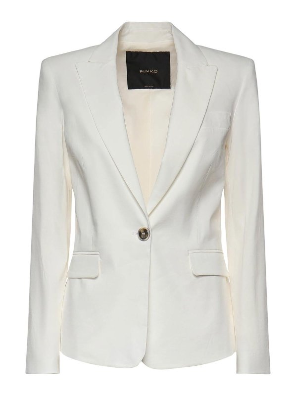 Pinko: casual jackets - Linen Blend Jacket