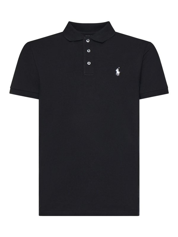 POLO RALPH LAUREN: ポロシャツ - ポロシャツ - 黒