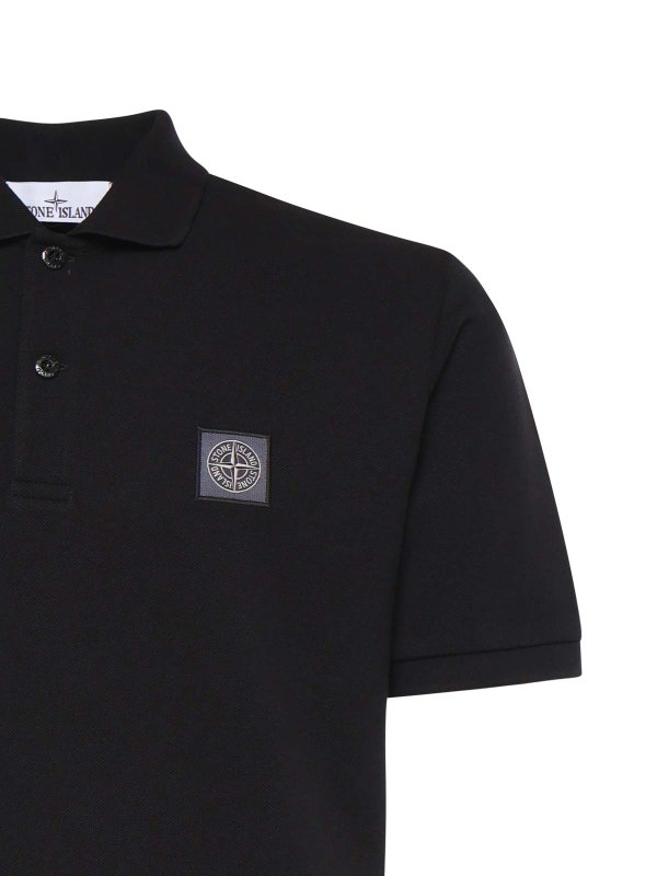 The Best Shops STONE ISLAND: ポロシャツ - ポロシャツ - 黒