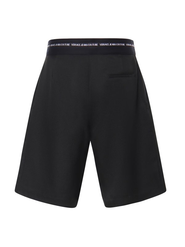 Versace Jeans Couture: トラウザーショーツ online - ショートパンツ - 黒