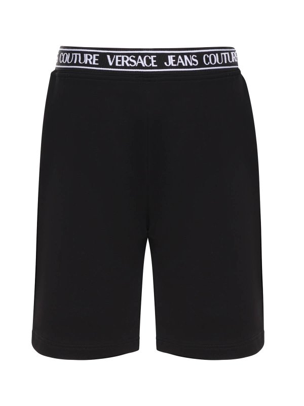 Versace Jeans Couture: トラウザーショーツ online - ショートパンツ - 黒
