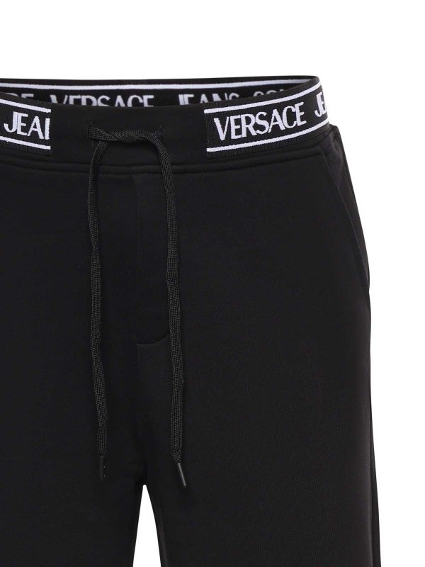 The Best Shops Versace Jeans Couture: トラウザーショーツ - ショートパンツ - 黒