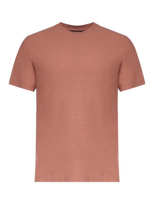 ZANONE: T-shirts - T-Shirt - Hellorange