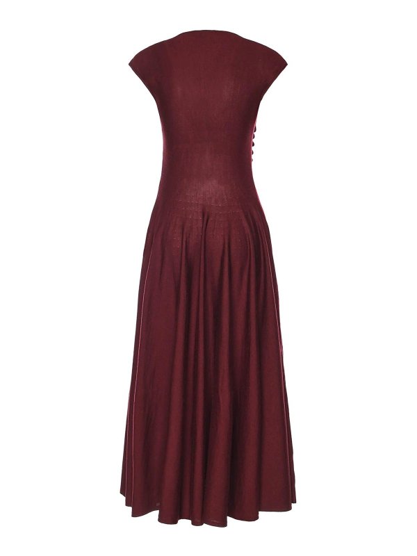 Alaïa: ニーレングスドレス online - 膝丈ドレス - 紫