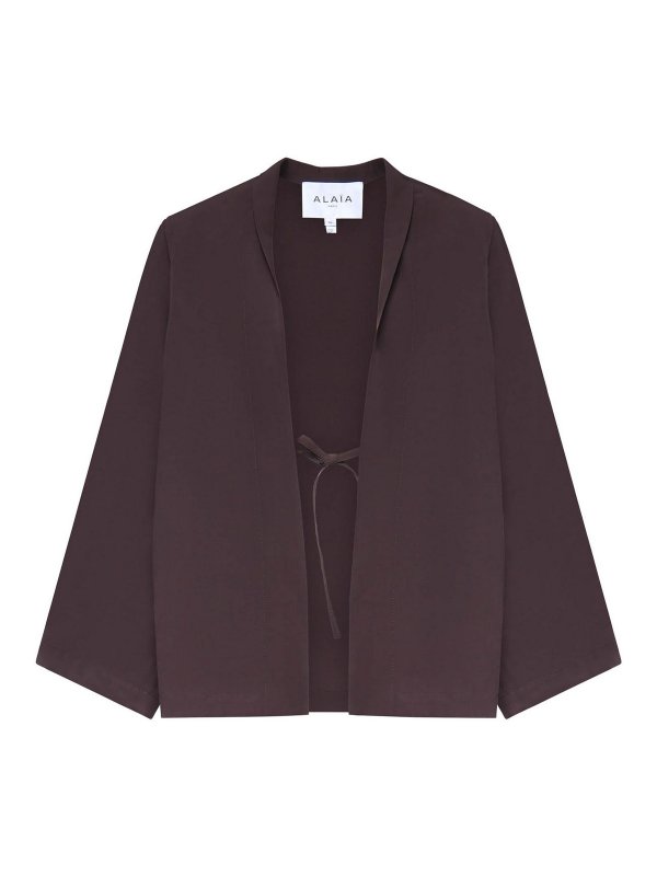 Alaïa: casual jackets - Poplin Jacket