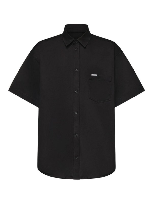 BALENCIAGA: シャツ - シャツ - 黒