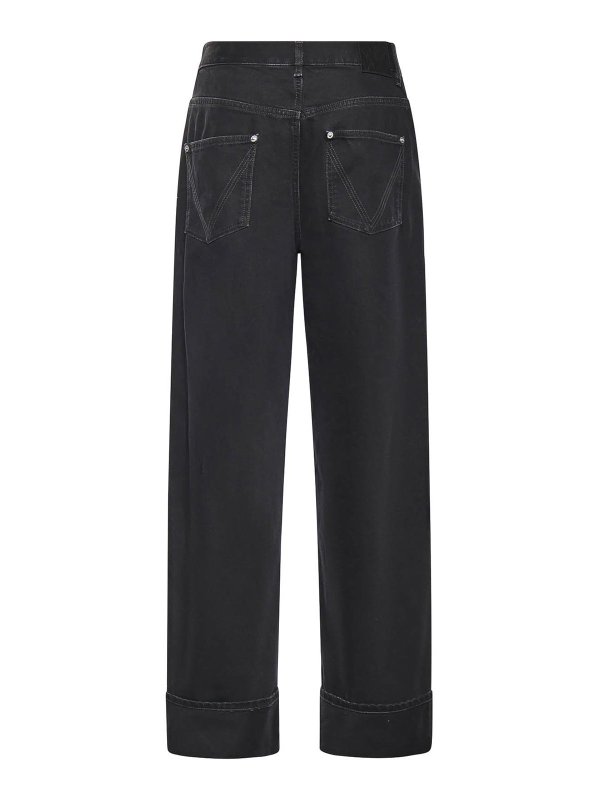 BOTTEGA VENETA: ストレートジーンズ online - ストレートジーンズ - 黒