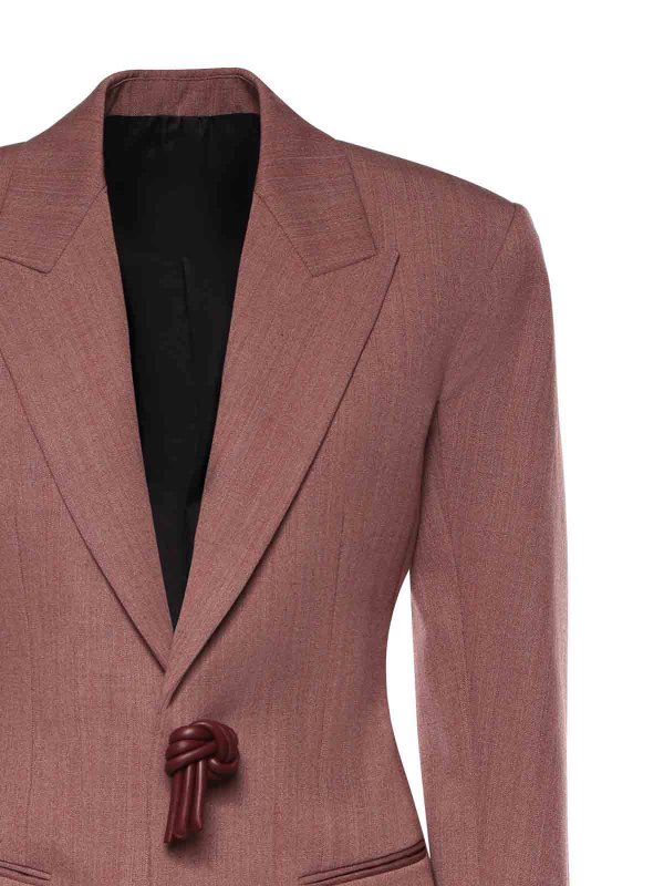 The Best Shops BOTTEGA VENETA: ブレザー - ブレザー - ヌードカラー