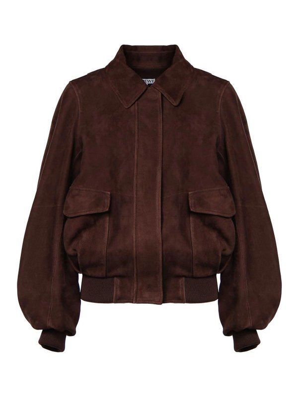 LOEWE: Bomberjacken - Bomberjacke - Braun