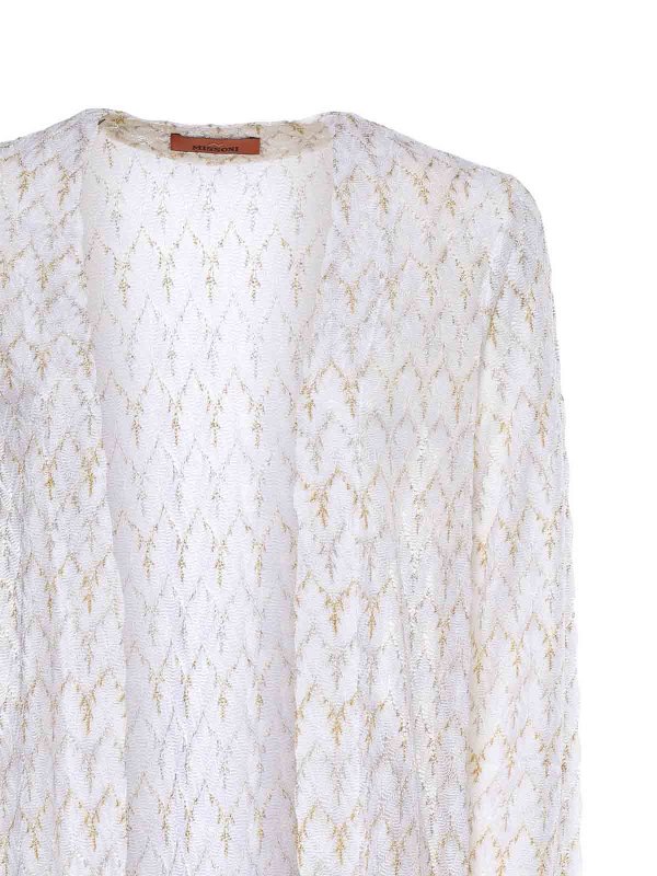 The Best Shops MISSONI: カーディガン - カーディガン - ホワイトゴールド