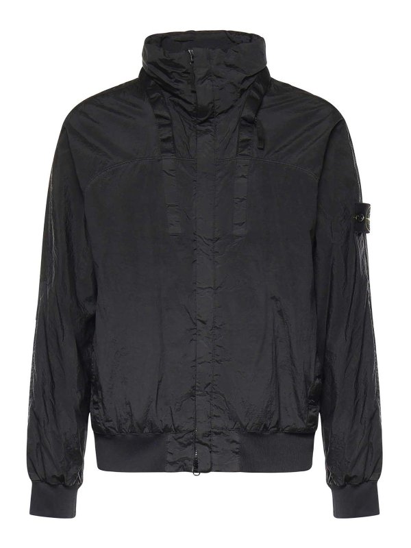 STONE ISLAND: カジュアルジャケット - カジュアルジャケット - 黒