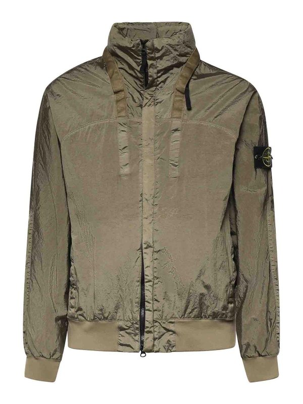 STONE ISLAND: カジュアルジャケット - カジュアルジャケット - 緑