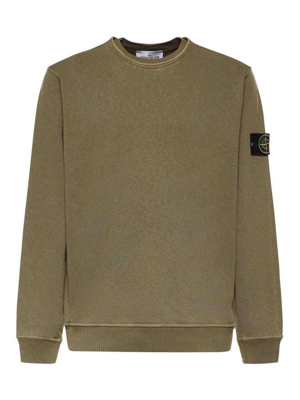 STONE ISLAND: スウェット＆セーター - スウェットシャツ/セーター - 緑