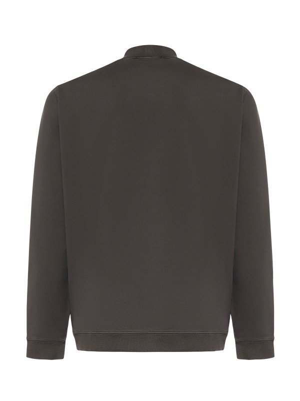 STONE ISLAND: スウェット＆セーター online - スウェットシャツ/セーター - ダークグレー