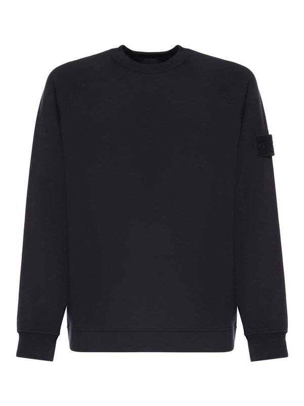 STONE ISLAND: スウェット＆セーター - スウェットシャツ/セーター - 黒